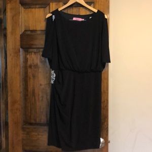 Black stretch dress